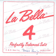 Cuerdas Clásicas La Bella 900B Nylon Negro