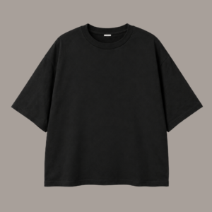 Camiseta Boxy Negro