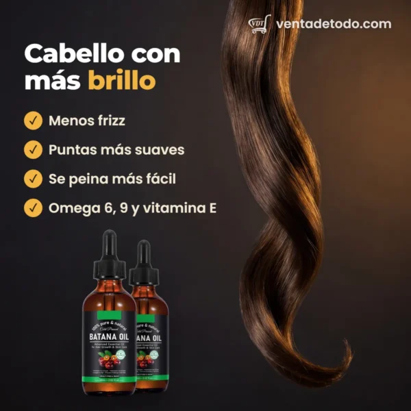 Aceite capilar de batana - 60 ml con gotero