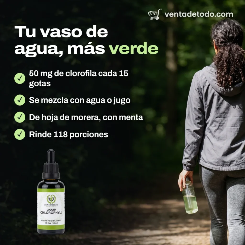 Clorofila líquida: para qué es