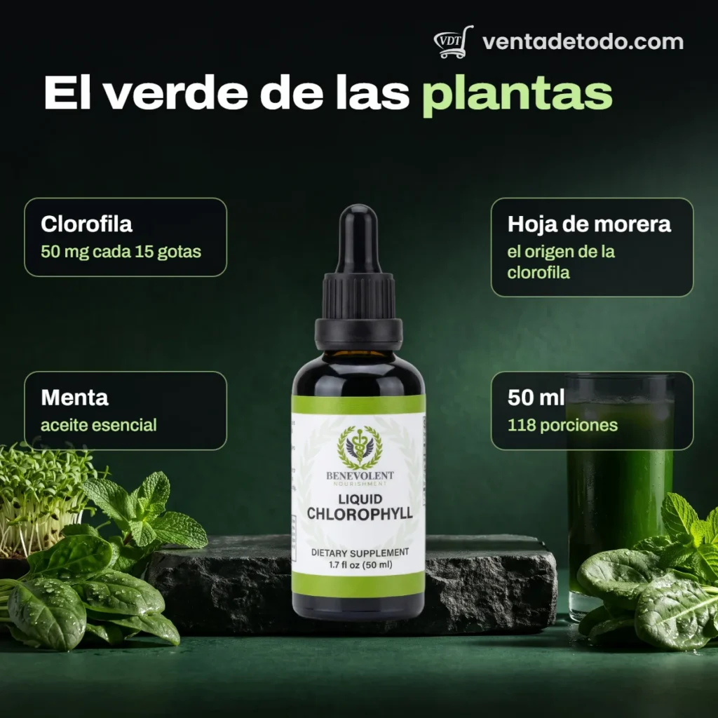 Ingredientes de Clorofila líquida