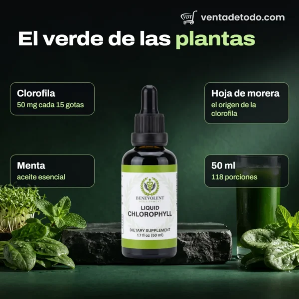 Clorofila líquida - 50 ml
