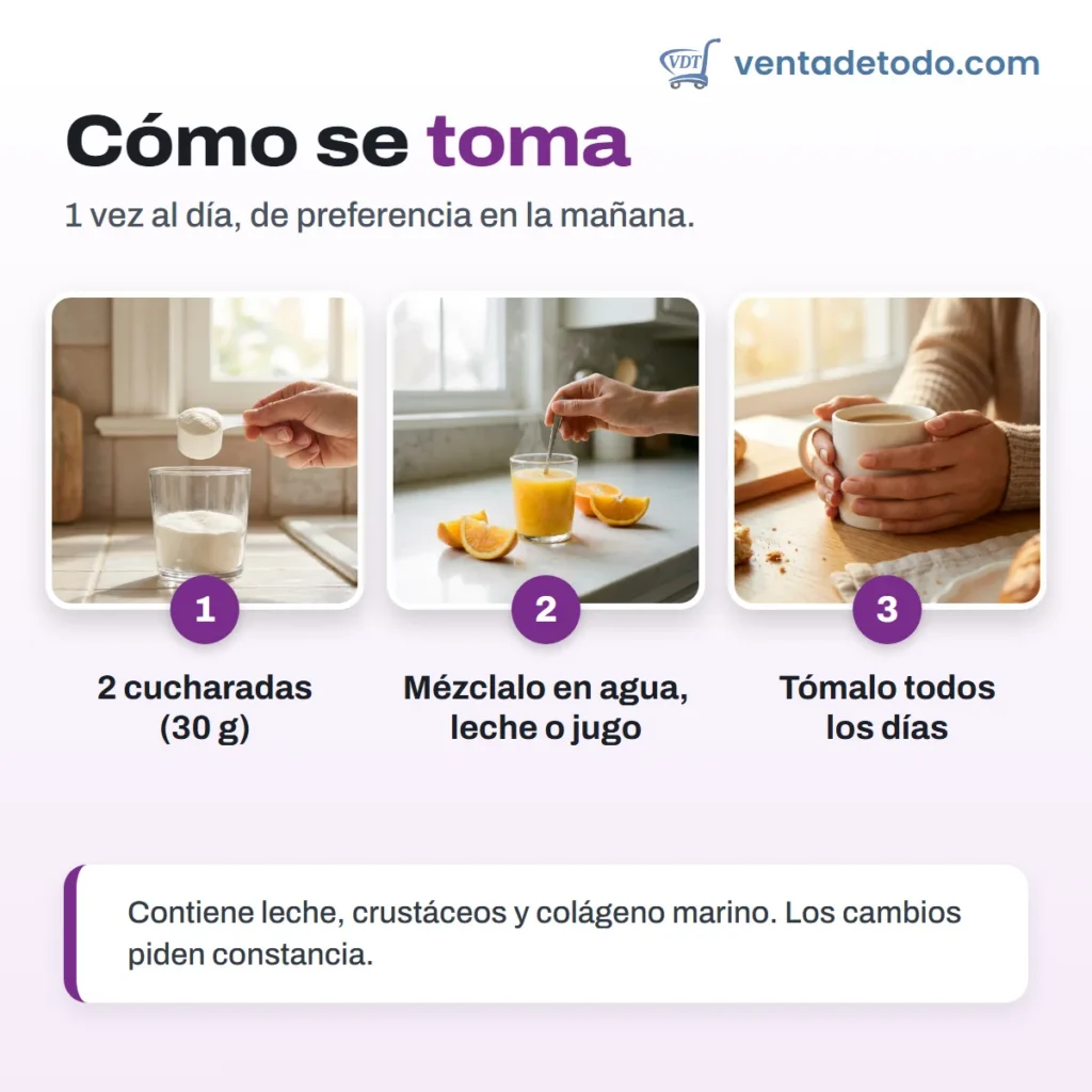 Cómo se toma Colágeno hidrolizado