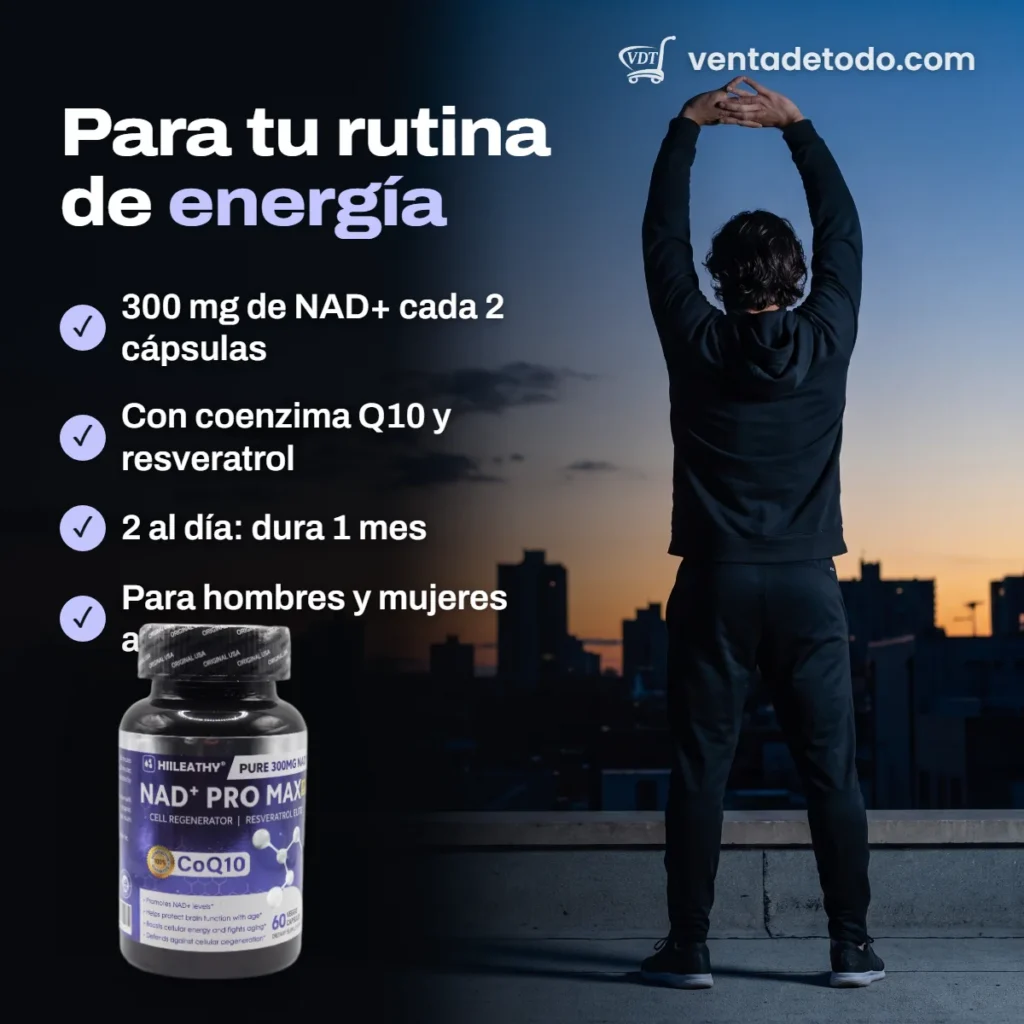 NAD+ Pro Max con CoQ10: para qué es