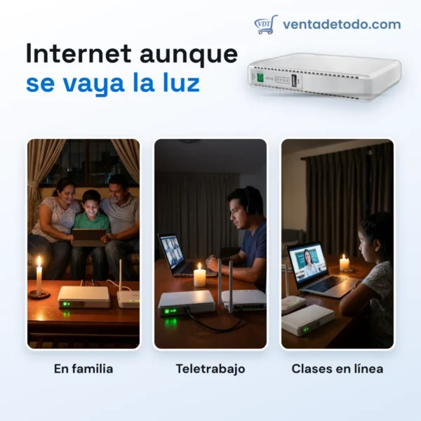 Mini UPS para router - 8.800 mAh
